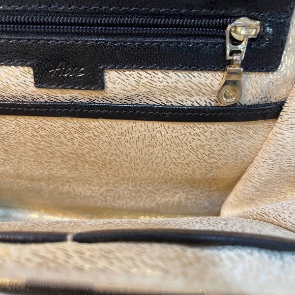 ABAS Elegant Black Crocodile-Embossed Clutch with products - Picture 5 of 14